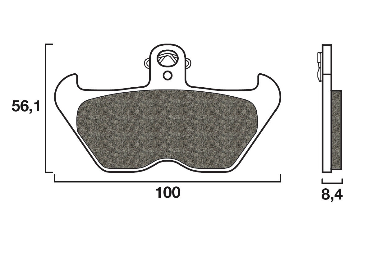 Plaquette de frein Avant Brembo 07BB24LA - Syntérisé Route