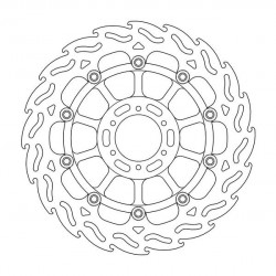 Disque de frein Avant Droit Moto-Master Flame pour CBR 1100 XX Blackbird (99-08) - 113038