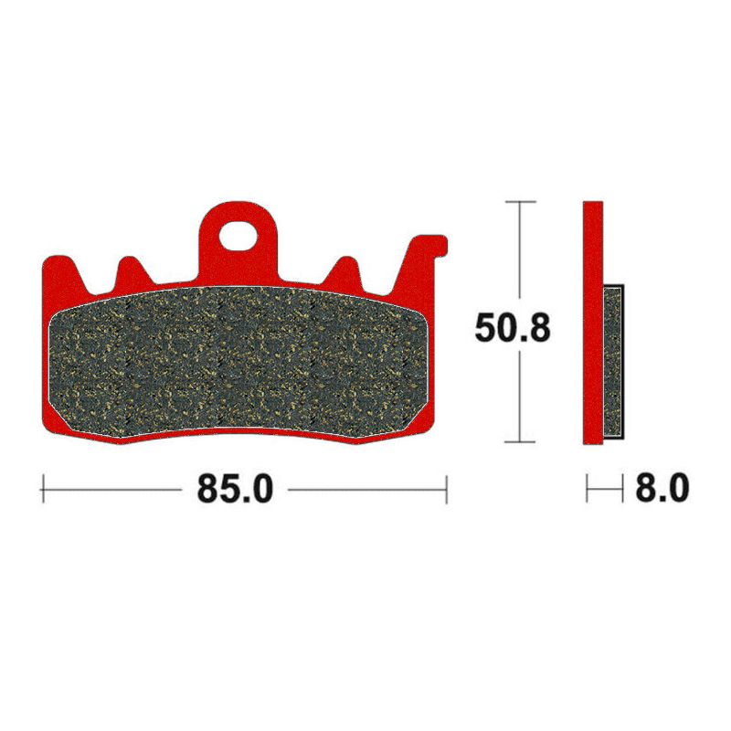 Plaquette de frein Avant Brembo 07BB38SA - Syntérisé Route Plaquette de frein Avant Brembo 07BB38SA - Syntérisé Route