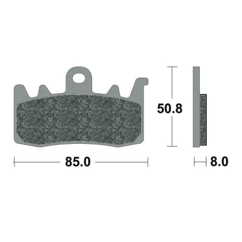 Plaquette de frein Racing Brembo 07BB38SR - Syntérisé Route et Piste Plaquette de frein Racing Brembo 07BB38SR - Syntérisé Route et Piste