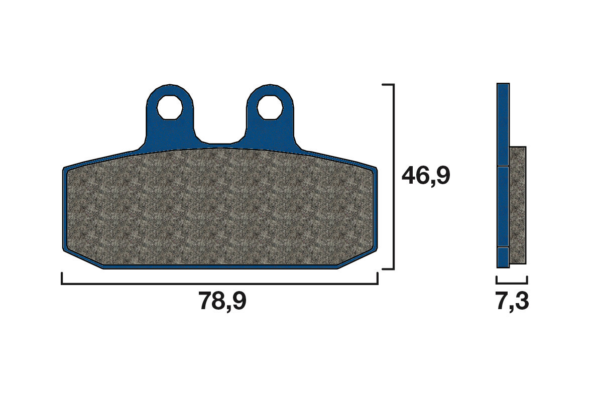 Plaquette de frein Avant Brembo 07GR13CC