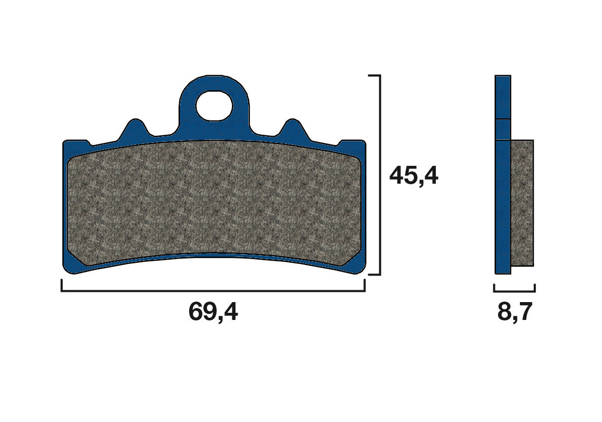 Plaquette de frein Avant Brembo 07GR18 CC