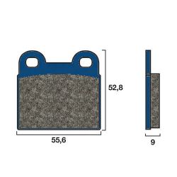 Plaquette de frein Avant Brembo 07GR60.07 - Organique Route