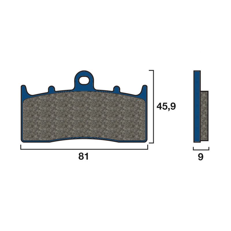 Plaquette de frein Avant Brembo 07GR6207 - Organique Route Plaquette de frein Avant Brembo 07GR6207 - Organique Route