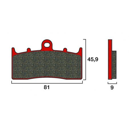 Plaquettes de frein BREMBO route carbone céramique - 07HO4308 Plaquettes de frein BREMBO route carbone céramique - 07HO4308