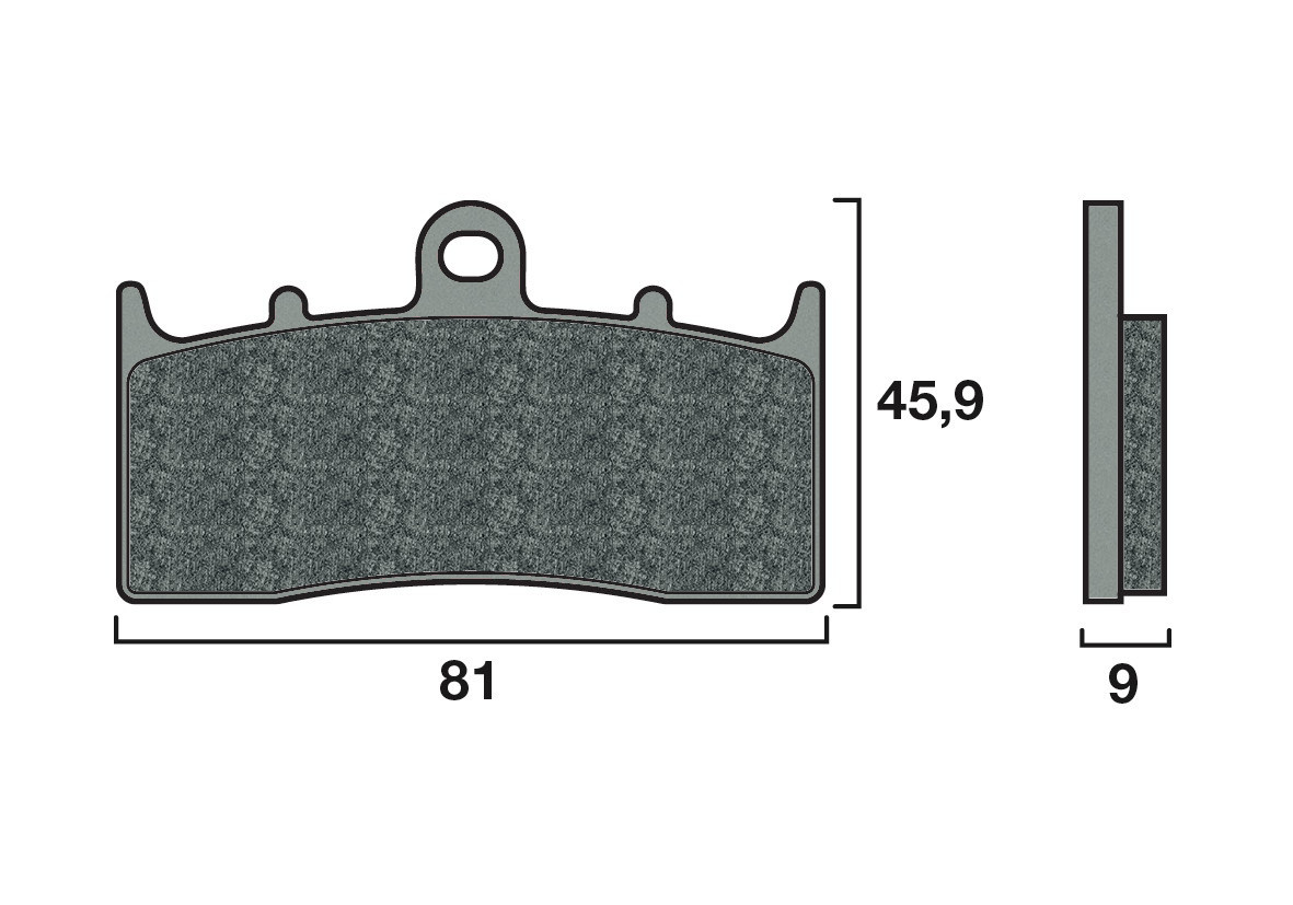 Plaquette de frein Racing Brembo 07GR62SR - Syntérisé Route et Piste