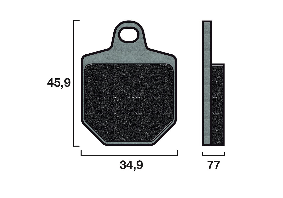 Plaquette de frein Avant Racing Brembo 07GR76 RC - Carbone Céramique Piste