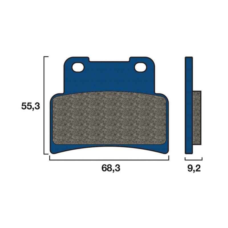 Plaquettes De Frein Avant Brembo P61075 - Compatible Citroën C2, C3 1.4 HDi, 1.6 - Sans Indicateur D'usure