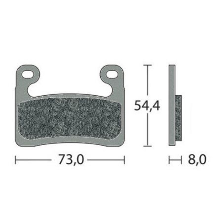 Kit De Plaquettes De Frein Avant Brembo SR Pour Suzuki Marauder 800 (1997-2004) – Neuves