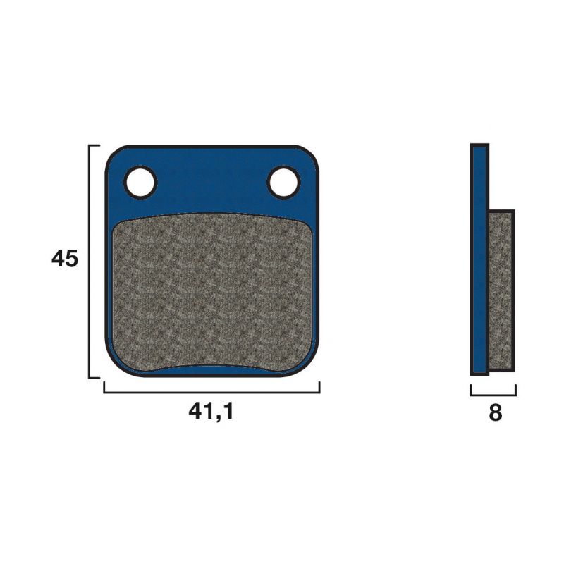 Plaquette de frein Avant Brembo 07HO0906 - Organique Route Plaquette de frein Avant Brembo 07HO0906 - Organique Route