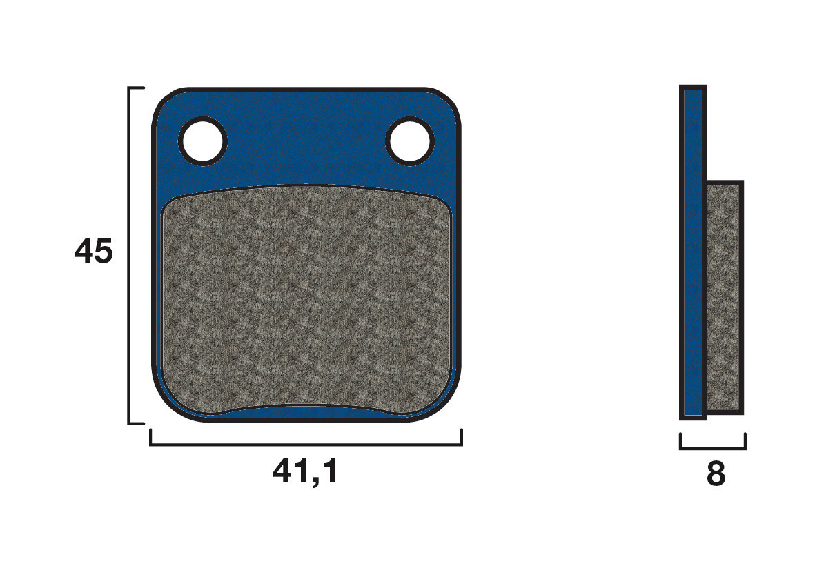 Plaquette de frein Avant Brembo 07HO0906 - Organique Route
