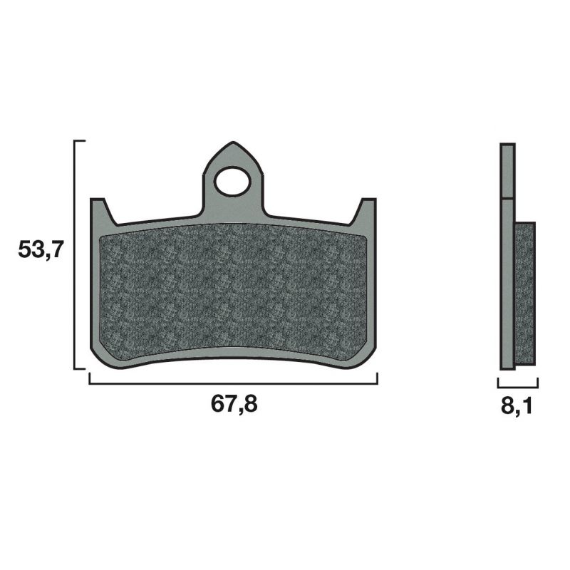Plaquette de frein racing Brembo 07HO28SR - Syntérisé Route et Piste Plaquette de frein racing Brembo 07HO28SR - Syntérisé Route et Piste