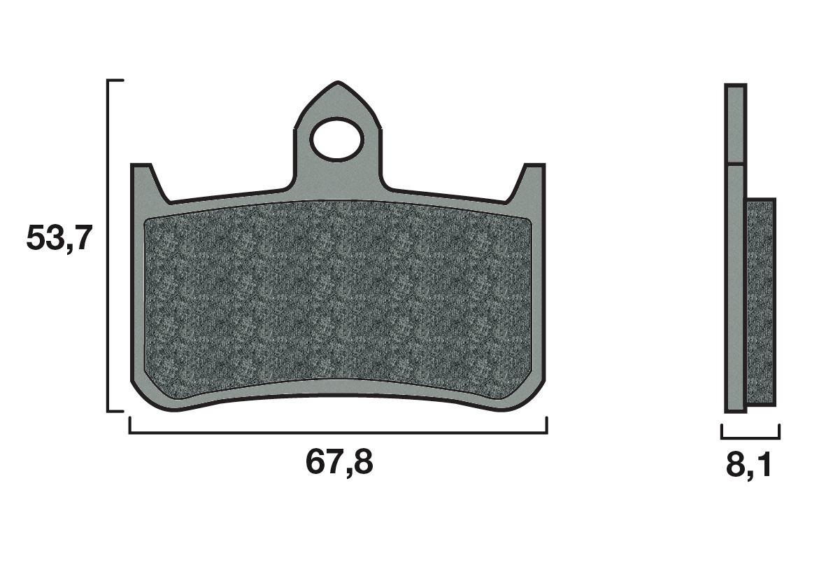 Plaquette de frein racing Brembo 07HO28SR - Syntérisé Route et Piste