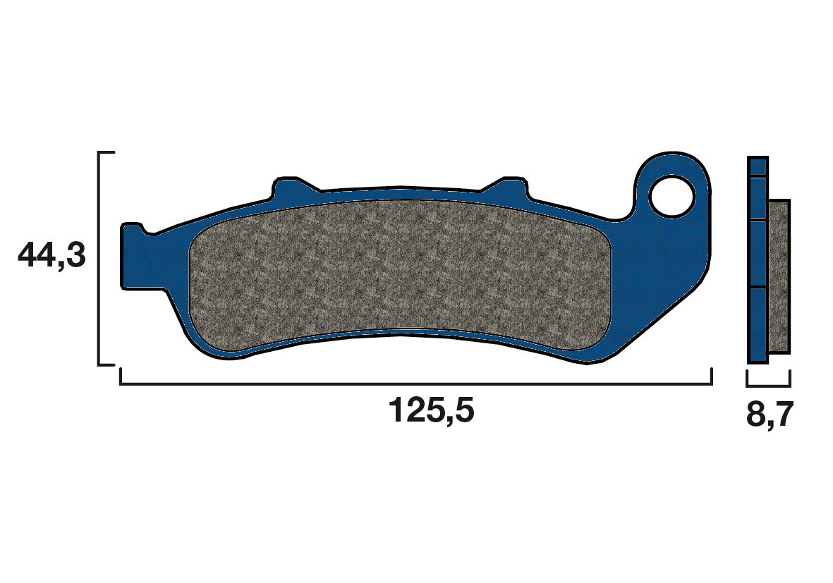 Plaquette de frein Avant Brembo 07HO3907 - Organique Route