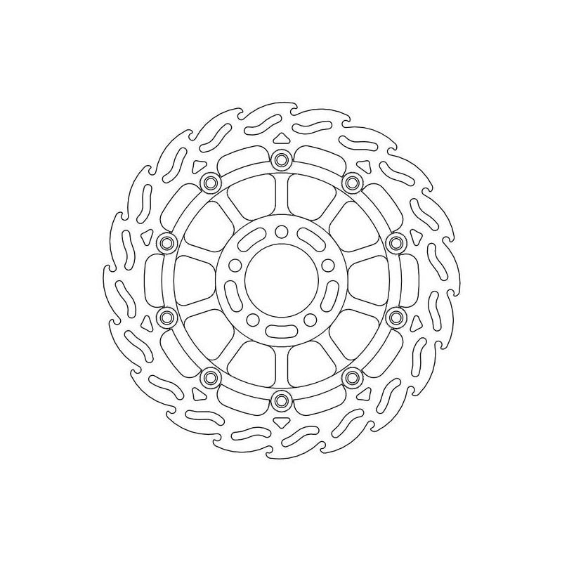 Disque de frein Avant Gauche Moto-Master Flame pour ZX-9R Ninja (98-99) Disque de frein Avant Gauche Moto-Master Flame pour ZX-9R Ninja (98-99)