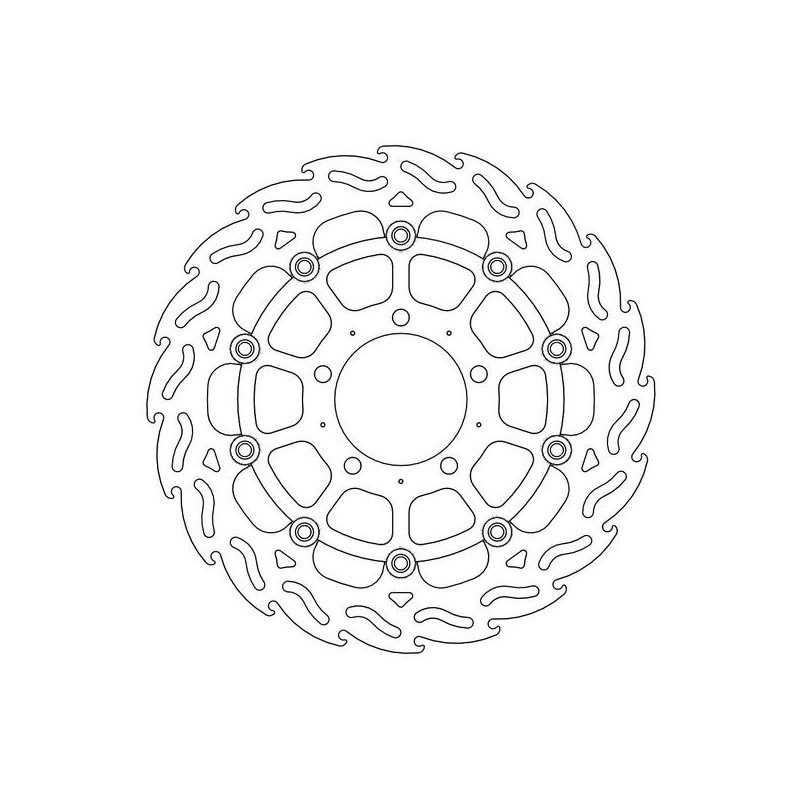 Disque de frein Avant Droit Moto-Master Flame pour ZX-6R Ninja 636 (13-20) - 112058