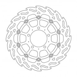 Disque de frein Avant Droit Moto-Master Flame pour ZZR 1400 (06-20) - 112058