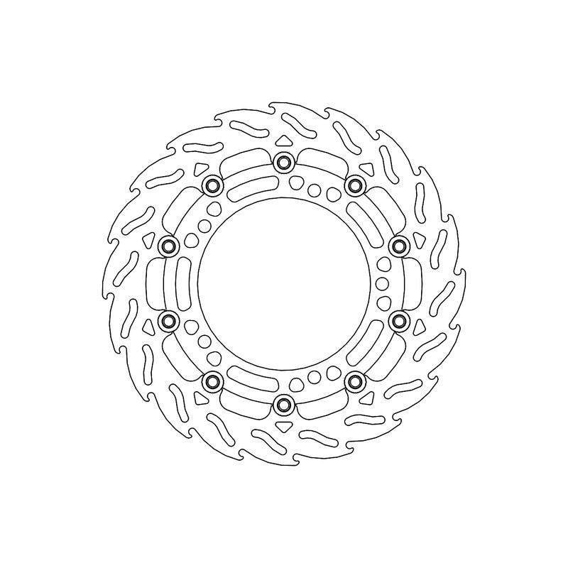 Disque de frein Avant Droit Moto-Master Flame pour Ninja 650 (17-24) - 112280 Disque de frein Avant Droit Moto-Master Flame pour Ninja 650 (17-24) - 112280