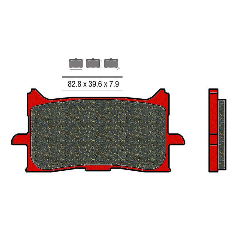 Plaquette de frein Avant Brembo 07HO62SA - Syntérisé Route Plaquette de frein Avant Brembo 07HO62SA - Syntérisé Route