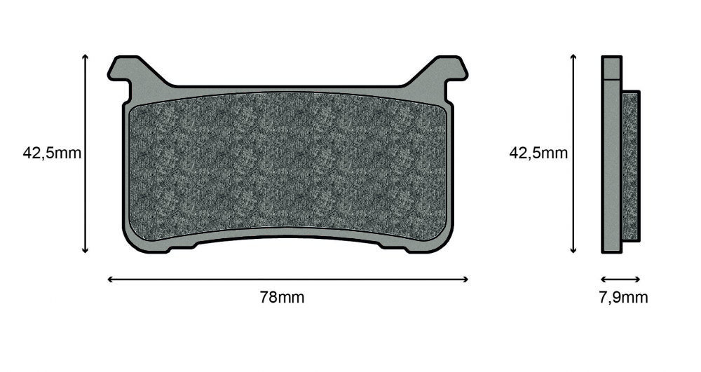 Plaquette de frein Avant Brembo 07HO63SR - Syntérisé Route et Piste