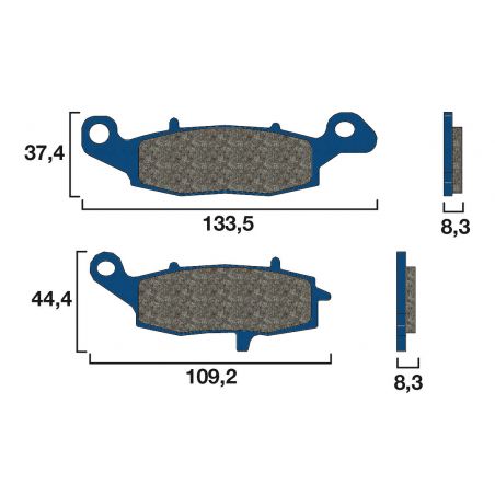 Plaquettes De Frein Avant Brembo P28050 - Qualité OE, Sécurité Freinage - Pour Akebono
