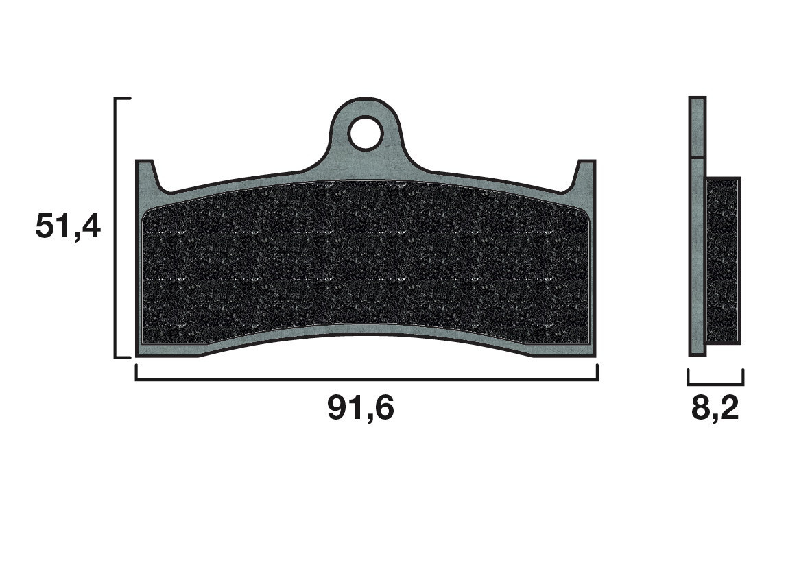Plaquette de frein Racing Brembo 07KA20RC - Carbone Céramique Piste