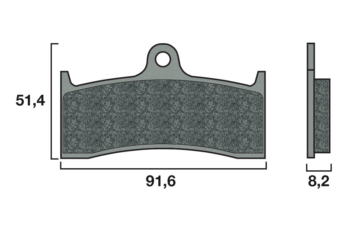 Plaquette de frein Racing Brembo 07KA20SR - Syntérisé Route et Piste