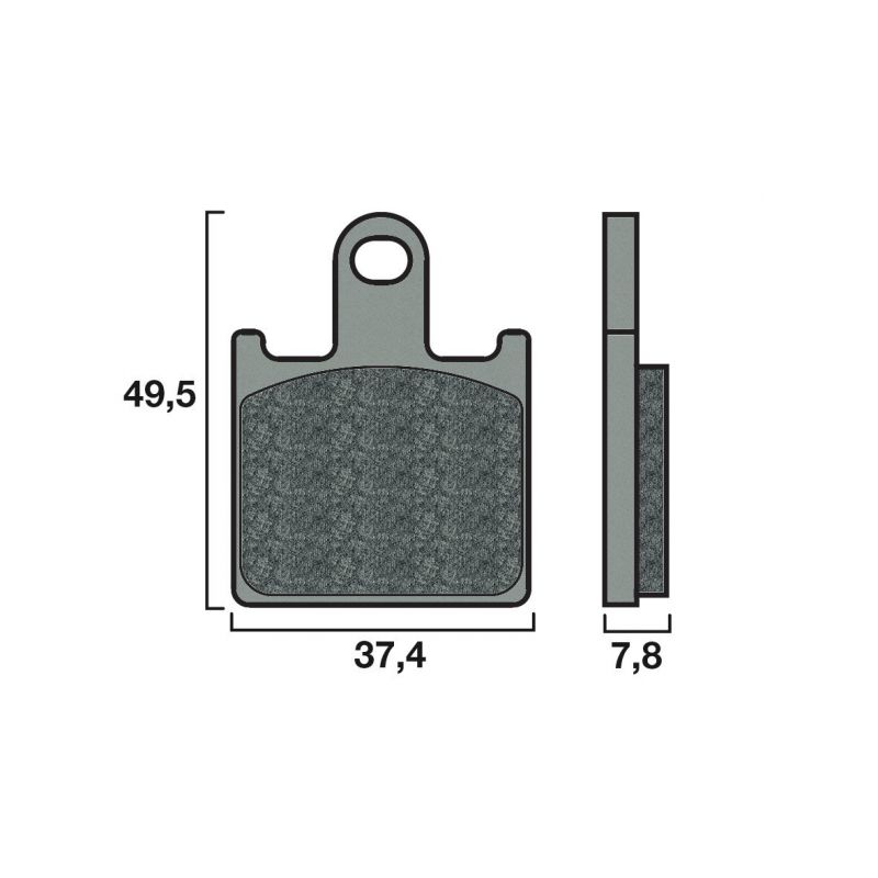 Plaquette de frein Racing Brembo 07KA28SR - Syntérisé Route et Piste Plaquette de frein Racing Brembo 07KA28SR - Syntérisé Route et Piste