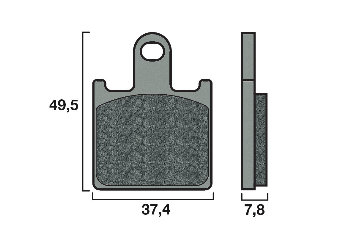 Plaquette de frein Racing Brembo 07KA28SR - Syntérisé Route et Piste