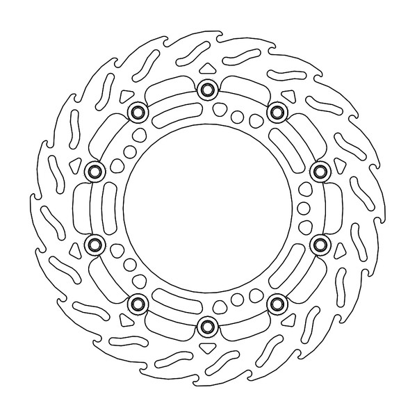 Disque de frein Avant Gauche Moto-Master Flame pour Z 900 RS (18-24) - 112279