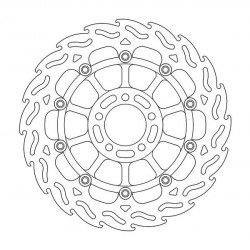 Disque de frein Avant Droit Moto-Master Flame pour ZX-9R Ninja (00-01) - 113032