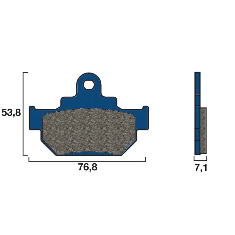 Plaquette de frein Avant Brembo 07SU09 04 Plaquette de frein Avant Brembo 07SU09 04