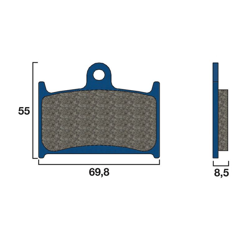 Plaquette de frein Avant Brembo 07SU1407 - Organique Route Plaquette de frein Avant Brembo 07SU1407 - Organique Route
