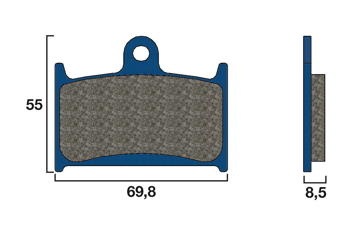 Plaquette de frein Avant Brembo 07SU1407 - Organique Route