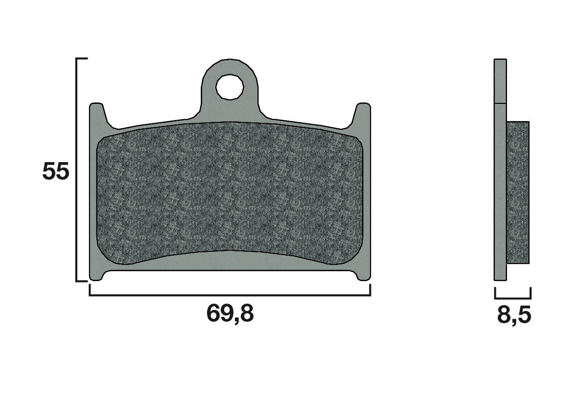 Plaquette de frein Racing Brembo 07SU14SR - Syntérisé Route et Piste
