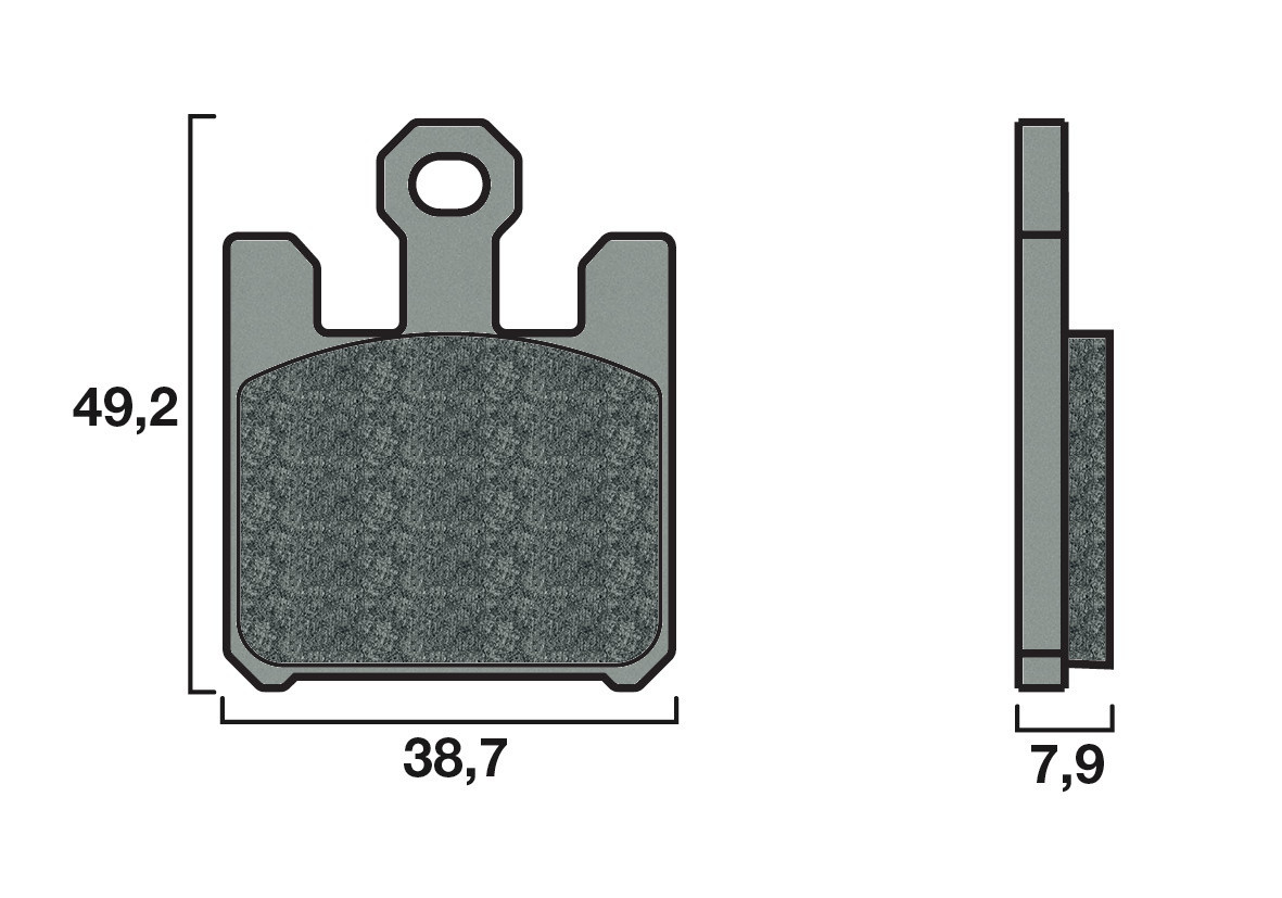 Plaquette de frein Racing Brembo 07SU26RC - Carbone Céramique Piste