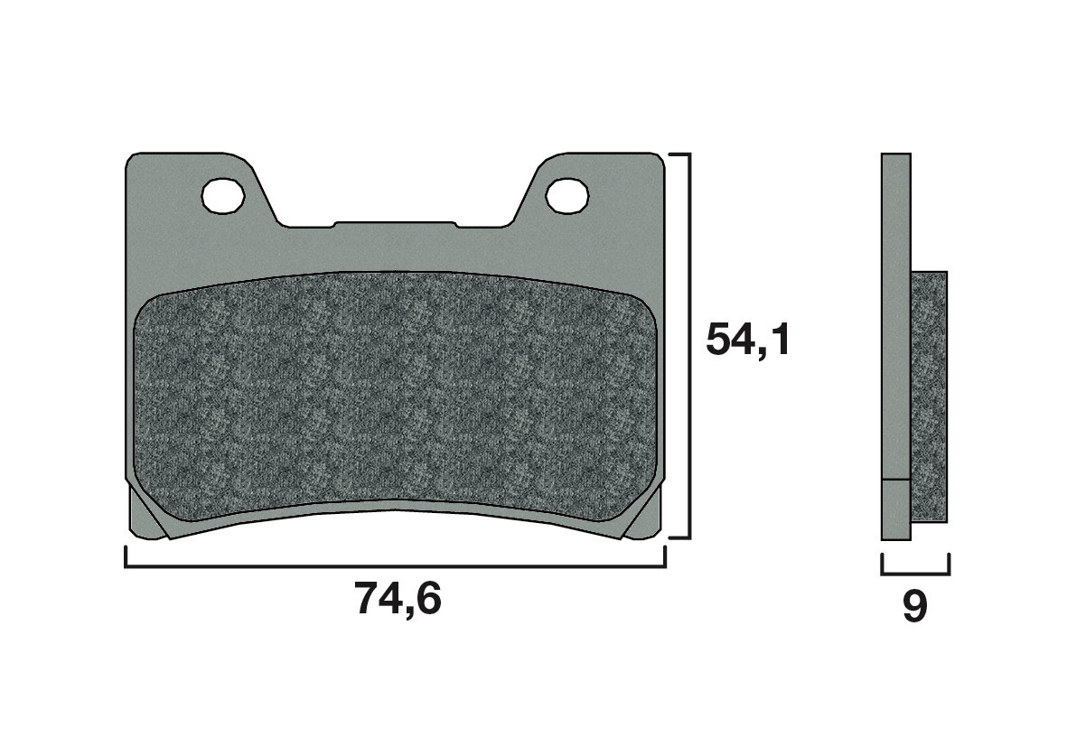 Plaquette de frein Racing Brembo 07YA24SR - Syntérisé Route et Piste