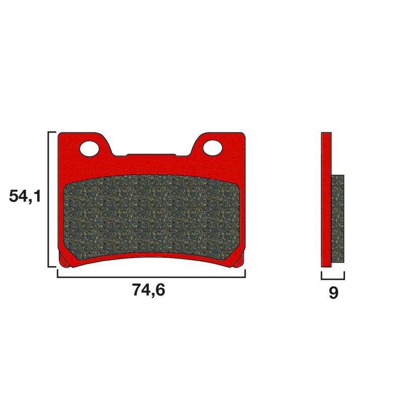 Plaquette de frein Avant Brembo 07YA26SA - Syntérisé Route Plaquette de frein Avant Brembo 07YA26SA - Syntérisé Route