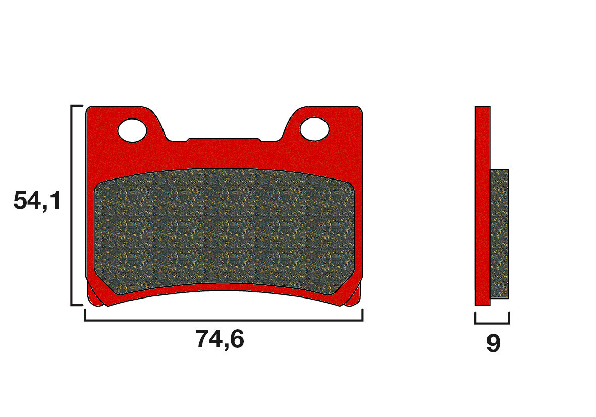 Plaquette de frein Avant Brembo 07YA26SA - Syntérisé Route