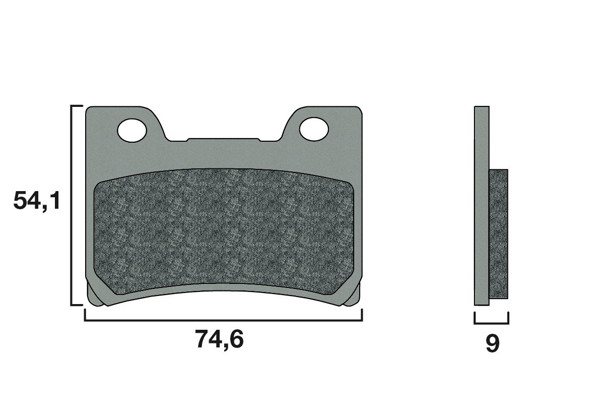 Plaquette de frein Racing Brembo 07YA26SR - Syntérisé Route et Piste