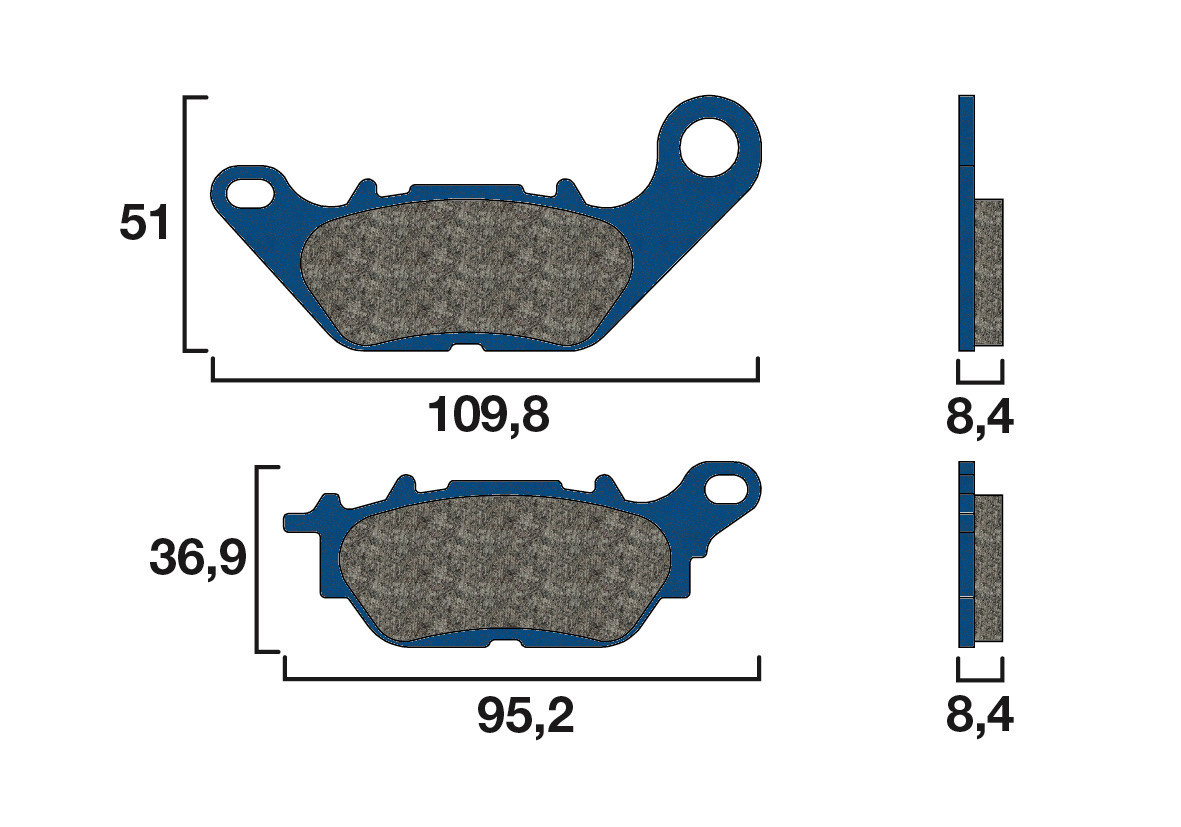 Plaquette de frein Avant Brembo 07YA28 CC