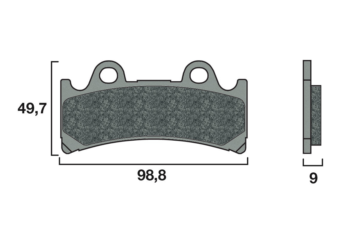 Plaquette de frein Racing Brembo 07YA32SR - Syntérisé Route et Piste