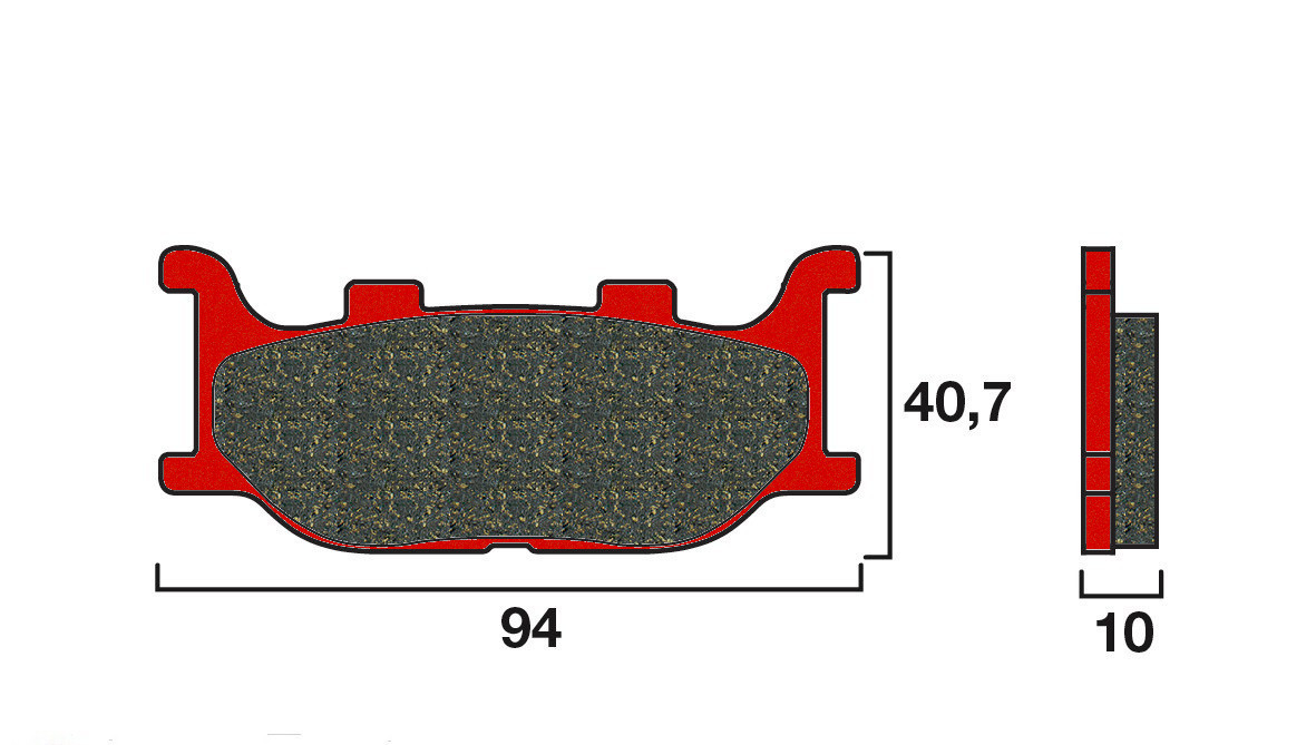Plaquette de frein Avant Brembo 07YA34 SA - Syntérisé Route