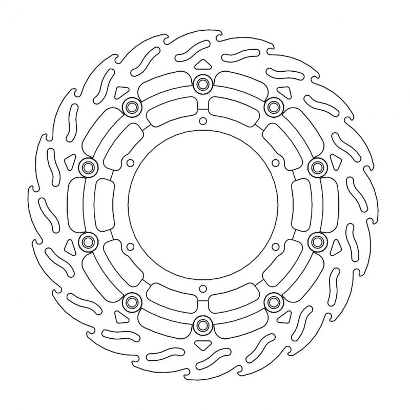 Disque de frein Avant Gauche Moto-Master Flame pour 1290 Super Adventure (15-16) - 112170 Disque de frein Avant Gauche Moto-Master Flame pour 1290 Super Adventure (15-16) - 112170