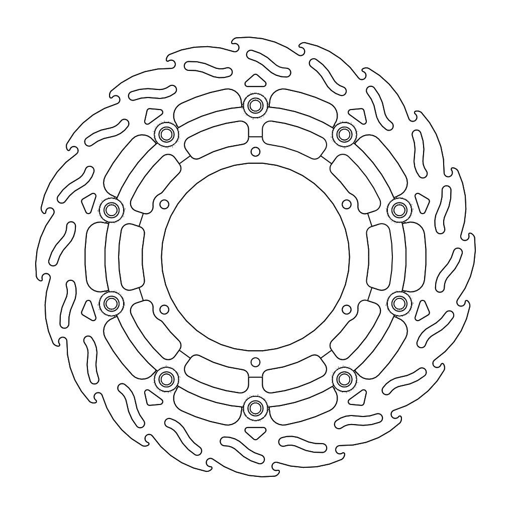 Disque de frein Avant Droit Moto-Master Flame pour 1190 Adventure (14-17) - 112171