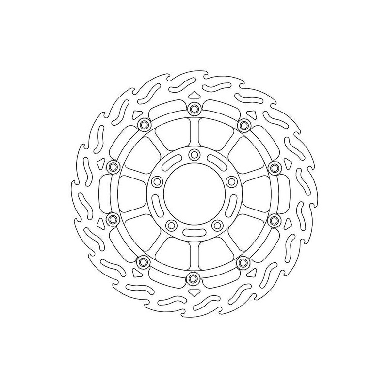 Disque de frein Avant Gauche Moto-Master Flame pour F4 1078 RR (08-11) - 113048 Disque de frein Avant Gauche Moto-Master Flame pour F4 1078 RR (08-11) - 113048