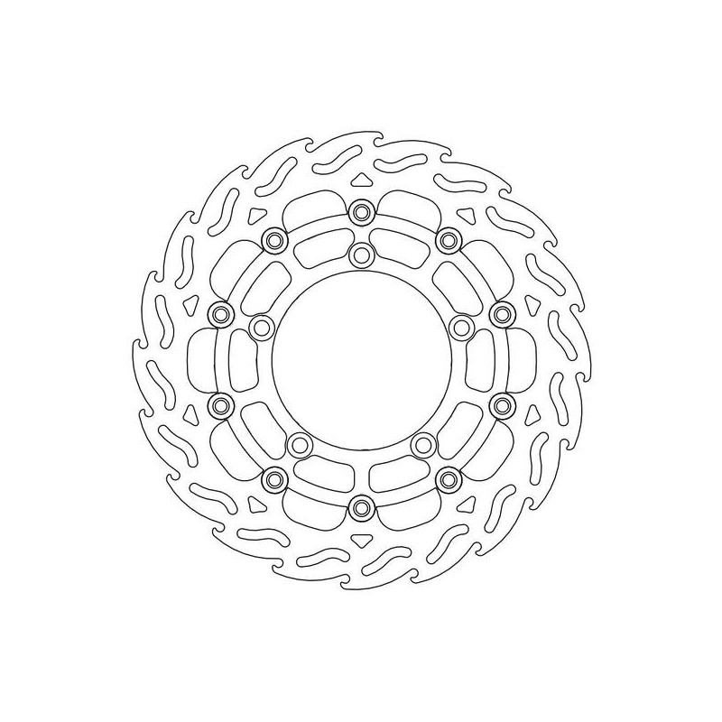 Disque de frein Avant Gauche Moto-Master Flame pour 650 Bandit ABS (08-17) - 112059