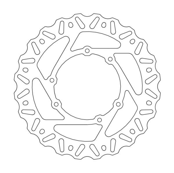 Disque de Frein Avant Moto-Master Nitro Series pour Honda CRF 450 R - RX (15-22) - 110644