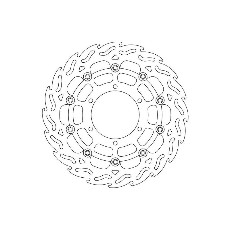 Disque de frein Avant Gauche Moto-Master Flame pour GSX-R 750 (08-16) - 112068 Disque de frein Avant Gauche Moto-Master Flame pour GSX-R 750 (08-16) - 112068