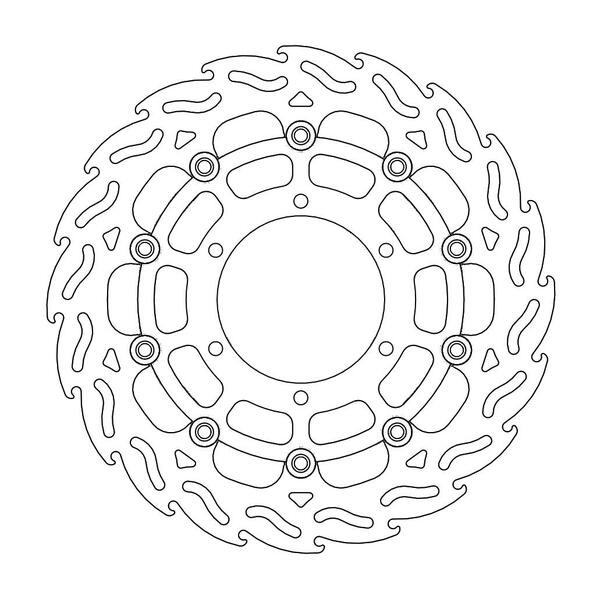 Disque de frein Avant Droit Moto-Master Flame pour GSX-R 1000 (15-16) - 112069